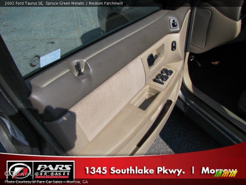 Spruce Green Metallic / Medium Parchment 2002 Ford Taurus SE