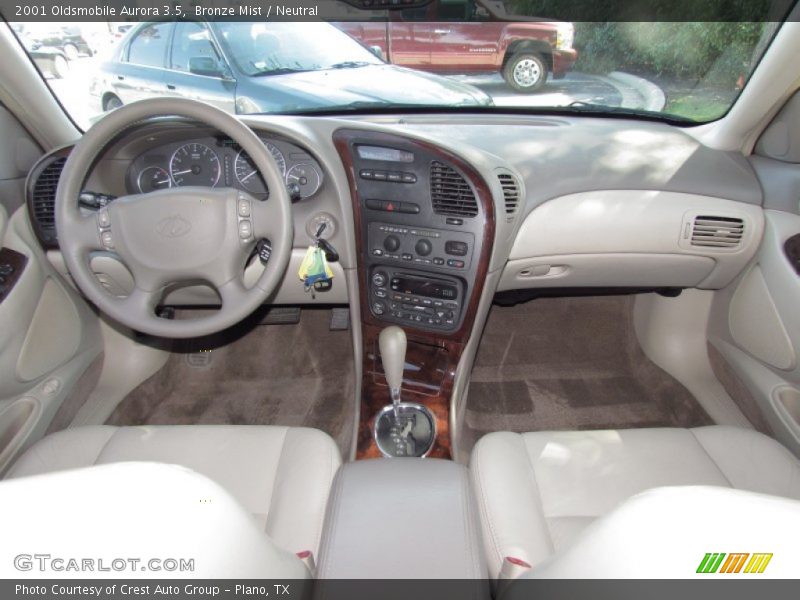 Dashboard of 2001 Aurora 3.5