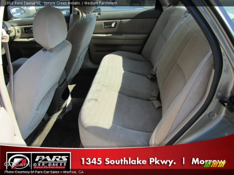 Spruce Green Metallic / Medium Parchment 2002 Ford Taurus SE