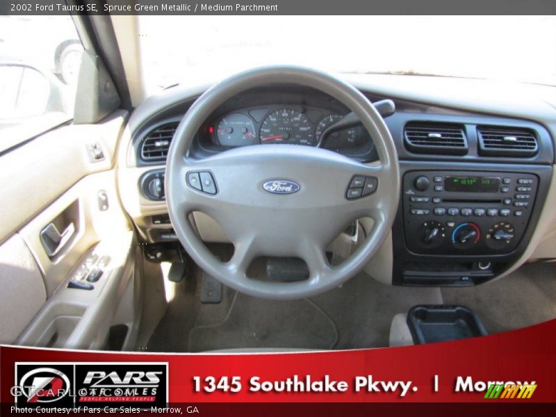 Spruce Green Metallic / Medium Parchment 2002 Ford Taurus SE