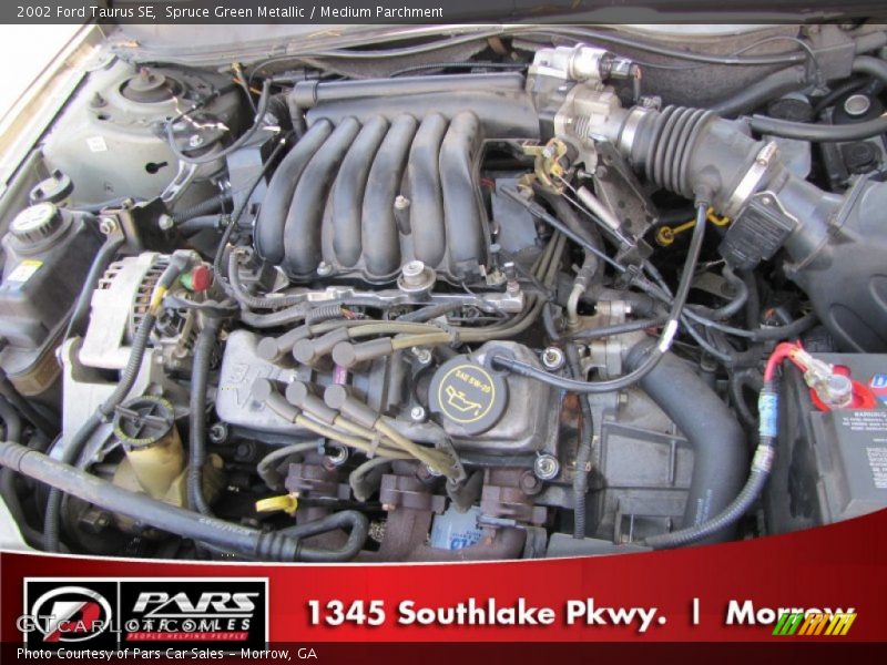 Spruce Green Metallic / Medium Parchment 2002 Ford Taurus SE