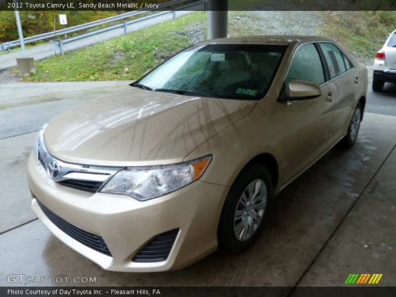 Sandy Beach Metallic / Ivory 2012 Toyota Camry LE