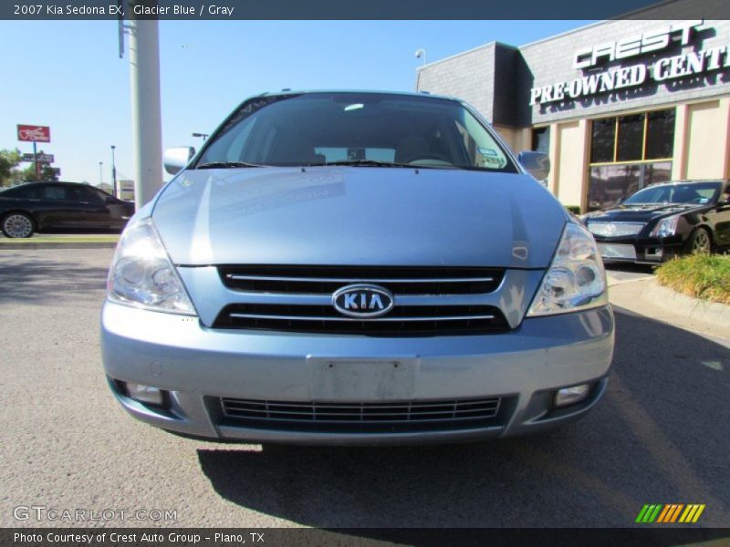 Glacier Blue / Gray 2007 Kia Sedona EX