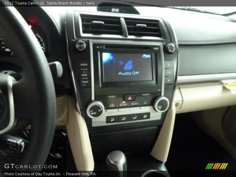Sandy Beach Metallic / Ivory 2012 Toyota Camry LE
