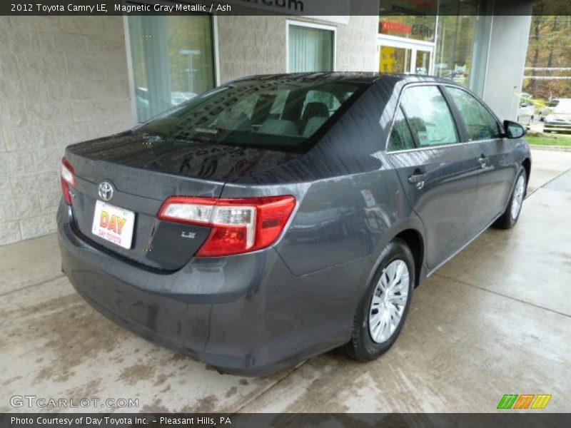 Magnetic Gray Metallic / Ash 2012 Toyota Camry LE