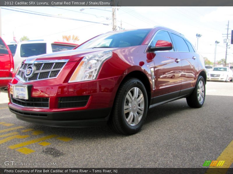 Crystal Red Tintcoat / Shale/Ebony 2012 Cadillac SRX Luxury