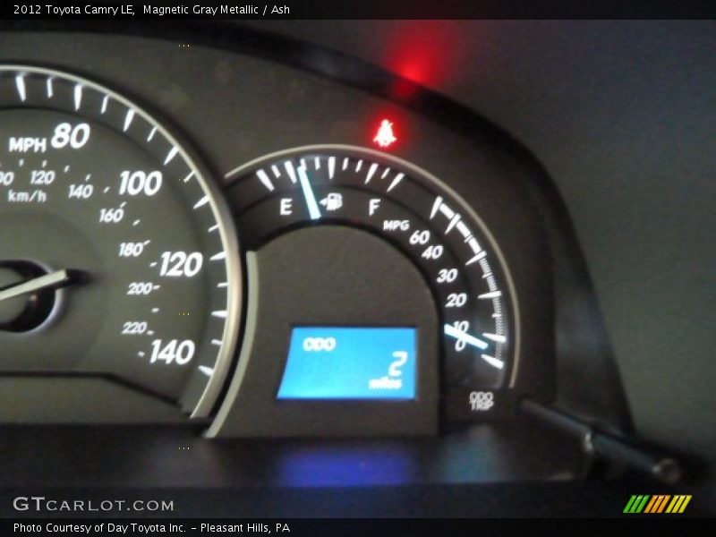Magnetic Gray Metallic / Ash 2012 Toyota Camry LE