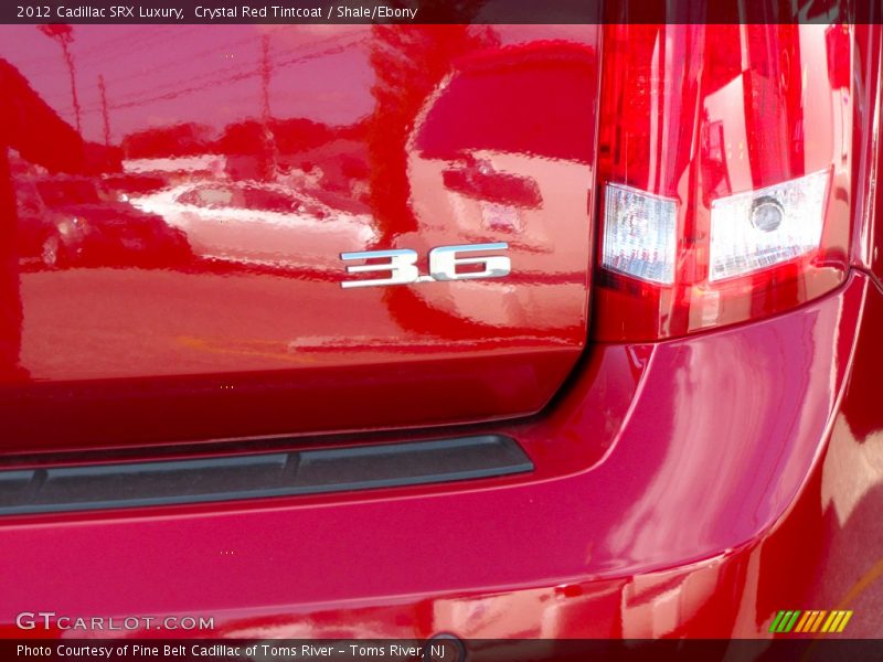 Crystal Red Tintcoat / Shale/Ebony 2012 Cadillac SRX Luxury