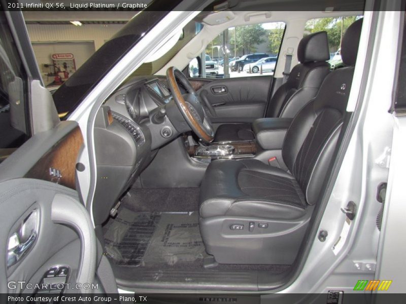  2011 QX 56 Graphite Interior