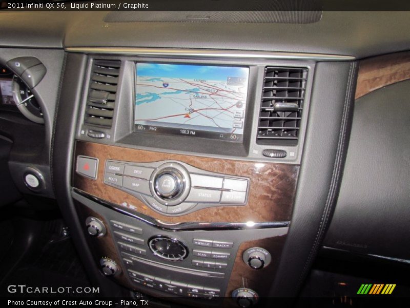 Navigation of 2011 QX 56