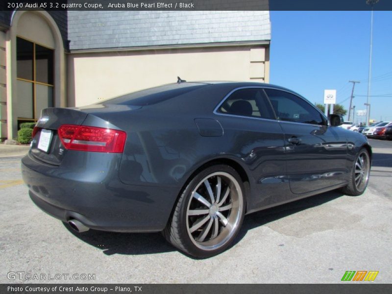 Aruba Blue Pearl Effect / Black 2010 Audi A5 3.2 quattro Coupe