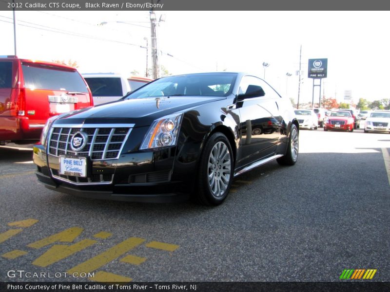 Black Raven / Ebony/Ebony 2012 Cadillac CTS Coupe