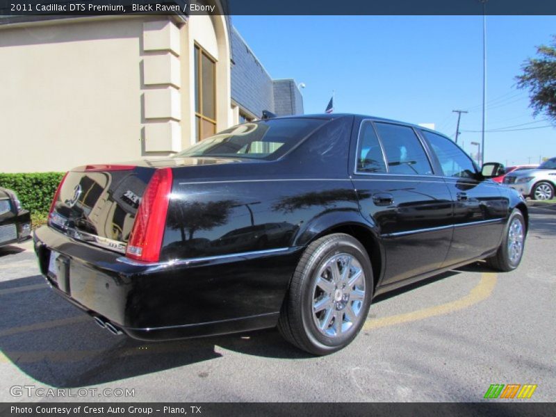 Black Raven / Ebony 2011 Cadillac DTS Premium