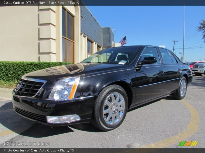Black Raven / Ebony 2011 Cadillac DTS Premium