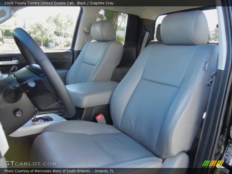  2008 Tundra Limited Double Cab Graphite Gray Interior