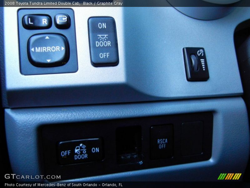 Controls of 2008 Tundra Limited Double Cab
