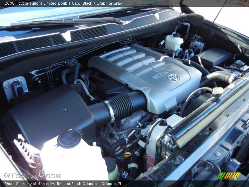  2008 Tundra Limited Double Cab Engine - 5.7 Liter DOHC 32-Valve VVT V8