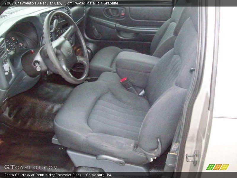 Light Pewter Metallic / Graphite 2003 Chevrolet S10 Regular Cab