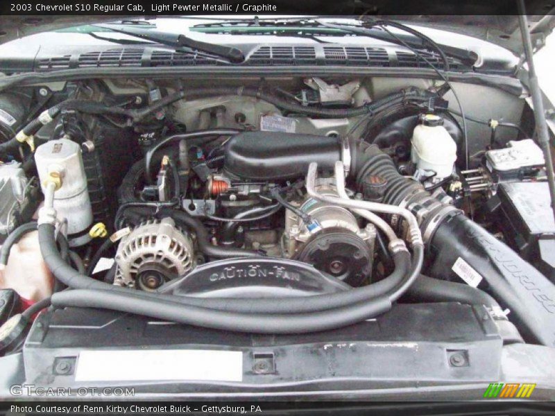 Light Pewter Metallic / Graphite 2003 Chevrolet S10 Regular Cab