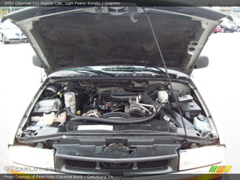 Light Pewter Metallic / Graphite 2003 Chevrolet S10 Regular Cab