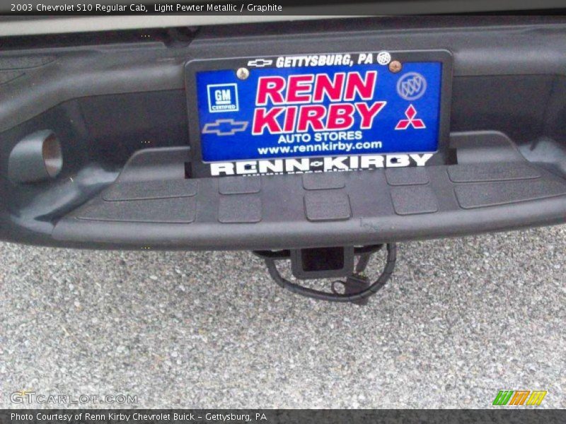 Light Pewter Metallic / Graphite 2003 Chevrolet S10 Regular Cab