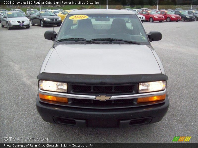 Light Pewter Metallic / Graphite 2003 Chevrolet S10 Regular Cab