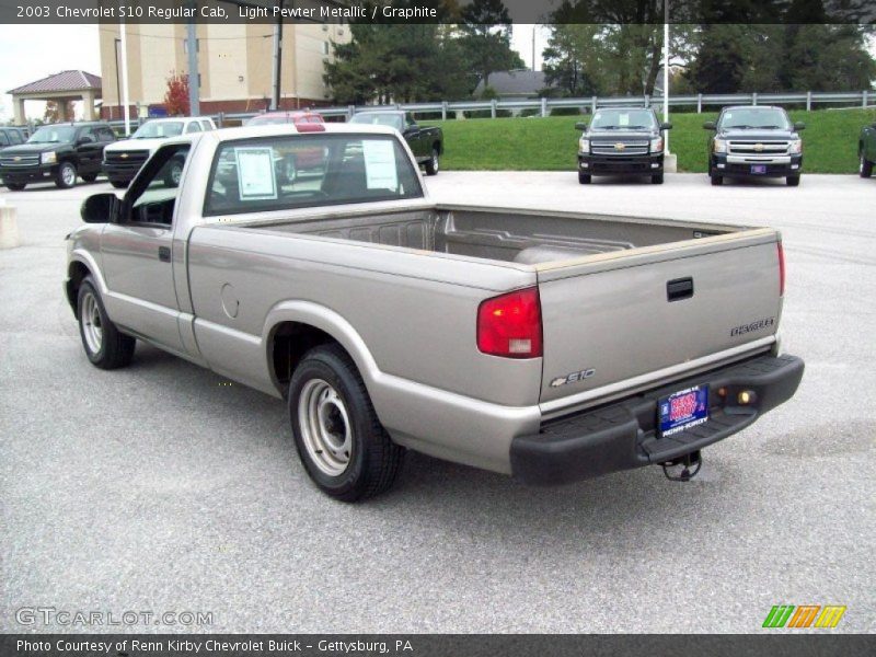 Light Pewter Metallic / Graphite 2003 Chevrolet S10 Regular Cab