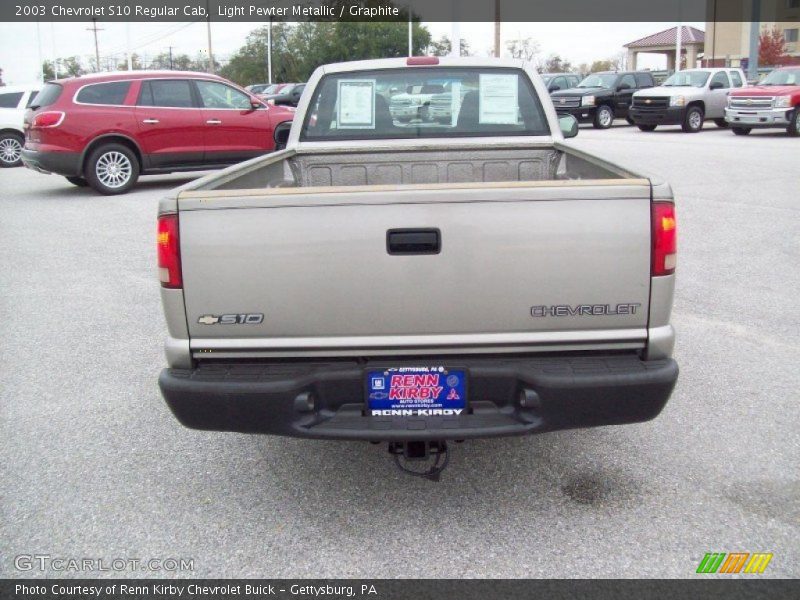 Light Pewter Metallic / Graphite 2003 Chevrolet S10 Regular Cab
