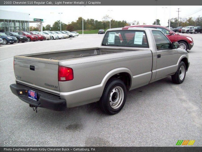 Light Pewter Metallic / Graphite 2003 Chevrolet S10 Regular Cab