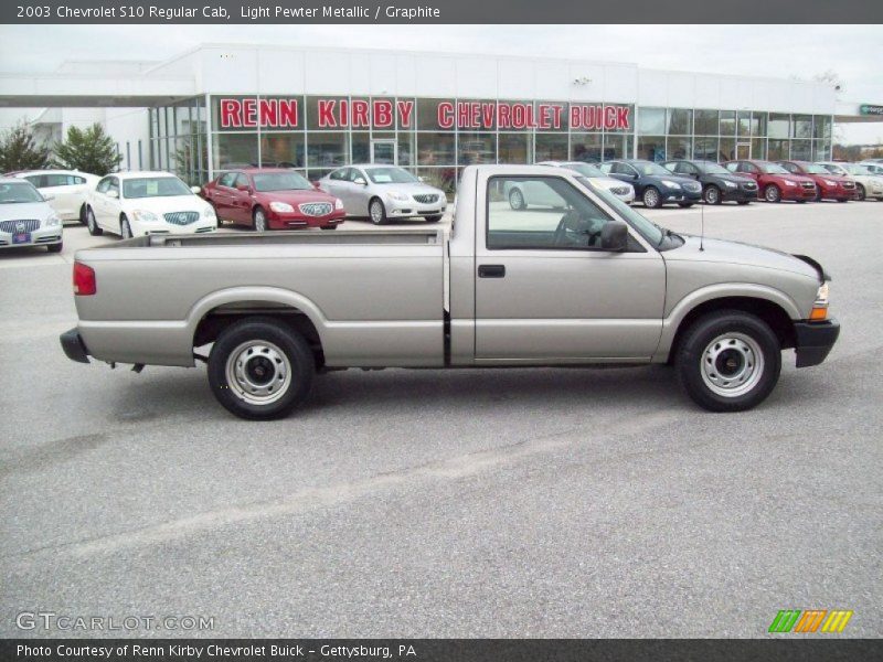 Light Pewter Metallic / Graphite 2003 Chevrolet S10 Regular Cab