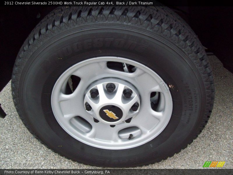 Black / Dark Titanium 2012 Chevrolet Silverado 2500HD Work Truck Regular Cab 4x4