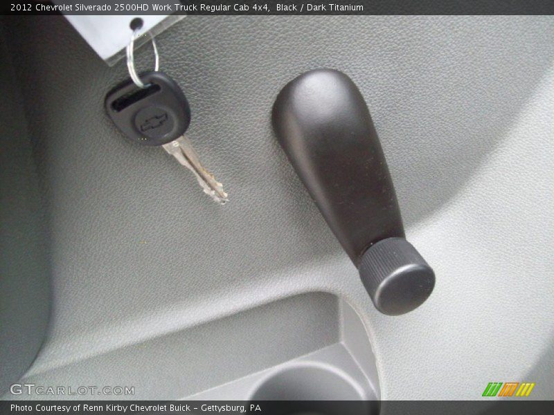 Black / Dark Titanium 2012 Chevrolet Silverado 2500HD Work Truck Regular Cab 4x4