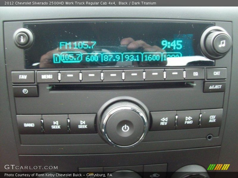 Audio System of 2012 Silverado 2500HD Work Truck Regular Cab 4x4