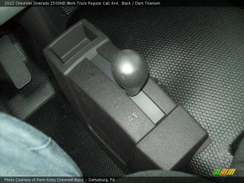 Black / Dark Titanium 2012 Chevrolet Silverado 2500HD Work Truck Regular Cab 4x4