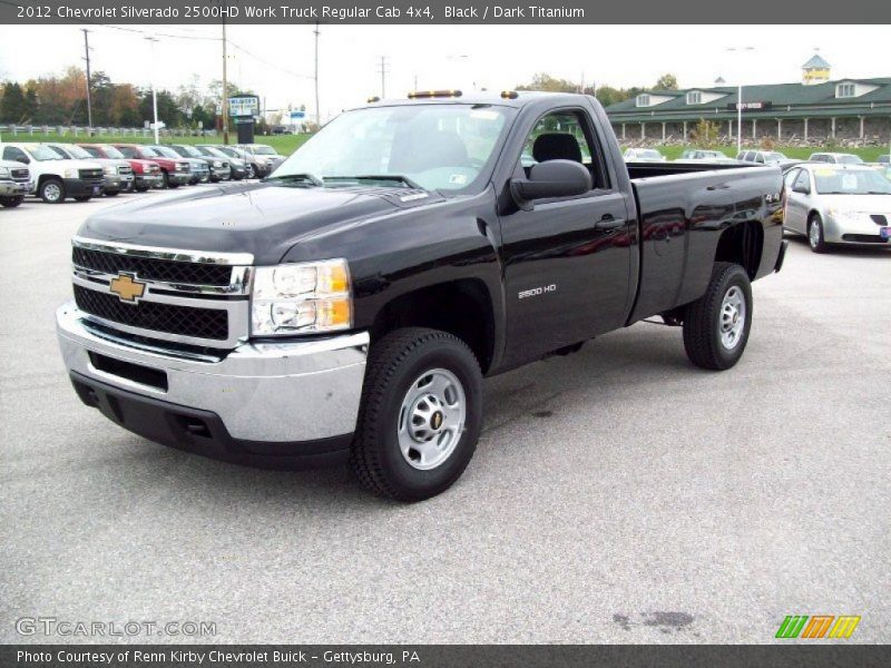 Front 3/4 View of 2012 Silverado 2500HD Work Truck Regular Cab 4x4