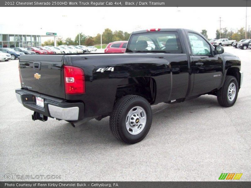 Black / Dark Titanium 2012 Chevrolet Silverado 2500HD Work Truck Regular Cab 4x4
