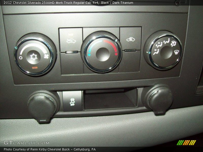 Black / Dark Titanium 2012 Chevrolet Silverado 2500HD Work Truck Regular Cab 4x4