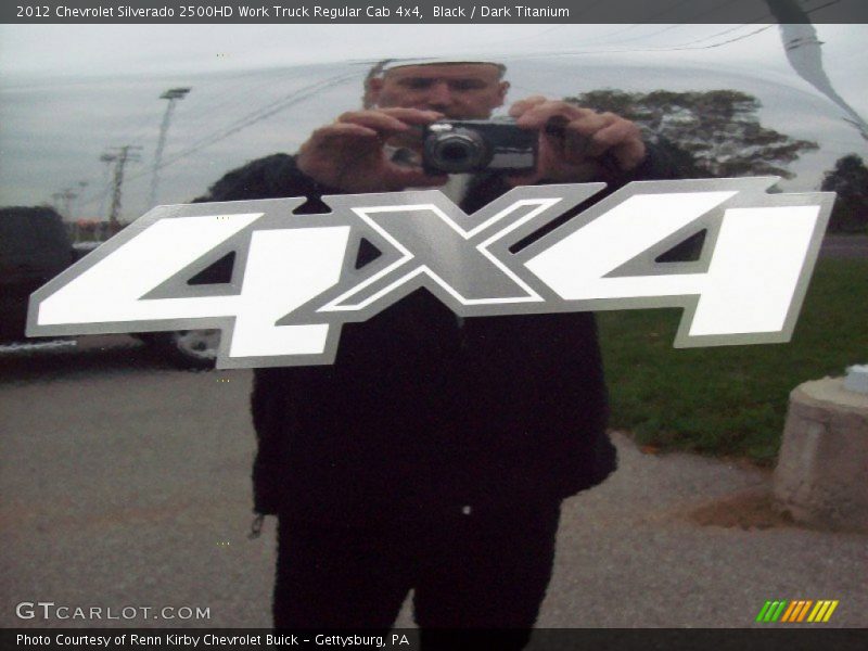 Black / Dark Titanium 2012 Chevrolet Silverado 2500HD Work Truck Regular Cab 4x4