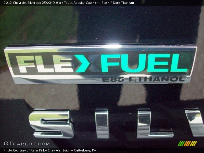 Black / Dark Titanium 2012 Chevrolet Silverado 2500HD Work Truck Regular Cab 4x4