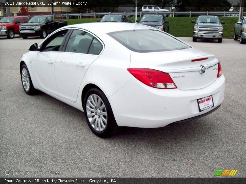 Summit White / Ebony 2011 Buick Regal CXL