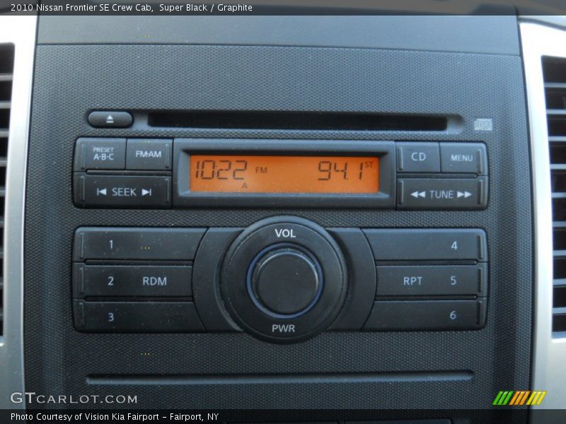 Super Black / Graphite 2010 Nissan Frontier SE Crew Cab
