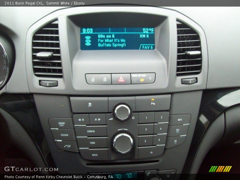 Summit White / Ebony 2011 Buick Regal CXL