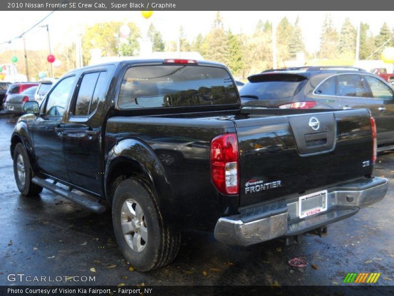 Super Black / Graphite 2010 Nissan Frontier SE Crew Cab