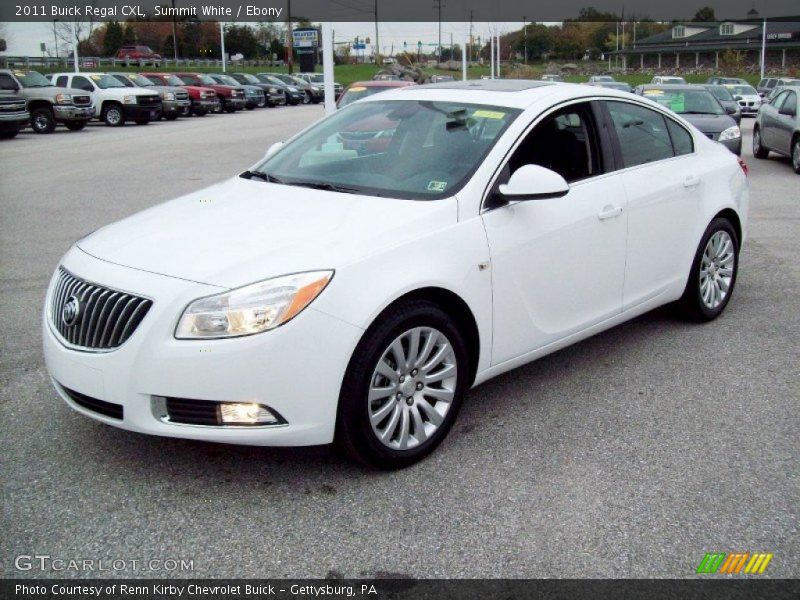 Summit White / Ebony 2011 Buick Regal CXL