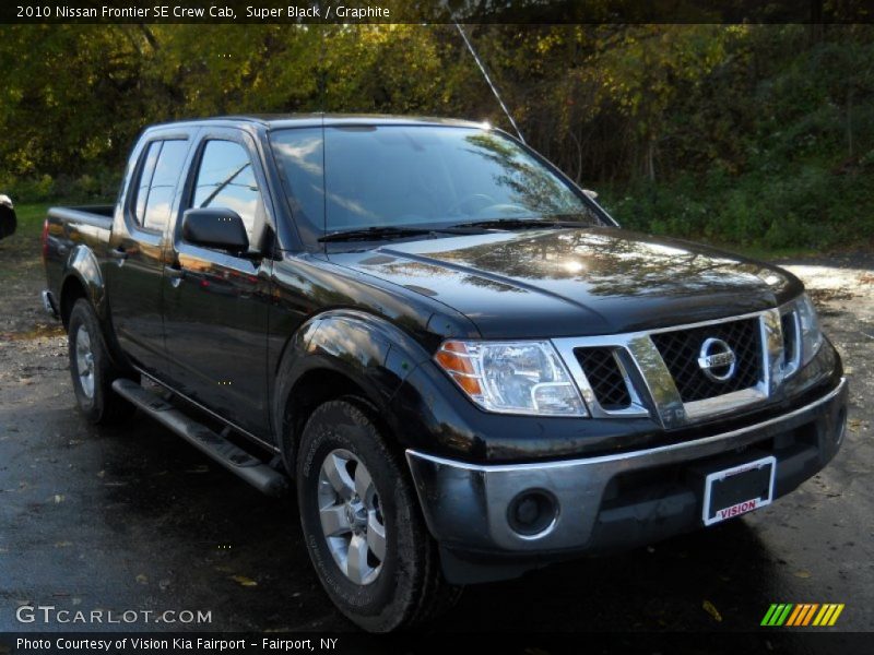 Super Black / Graphite 2010 Nissan Frontier SE Crew Cab