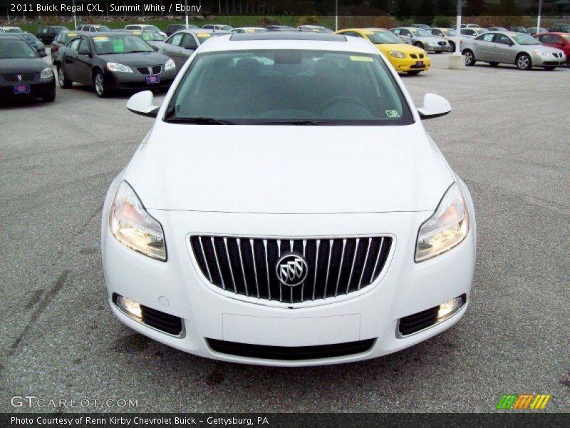 Summit White / Ebony 2011 Buick Regal CXL