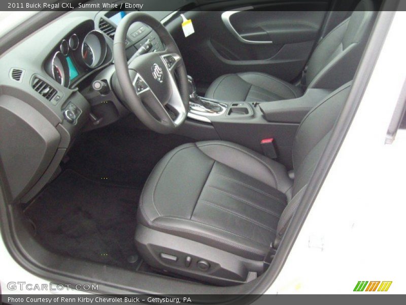 Summit White / Ebony 2011 Buick Regal CXL