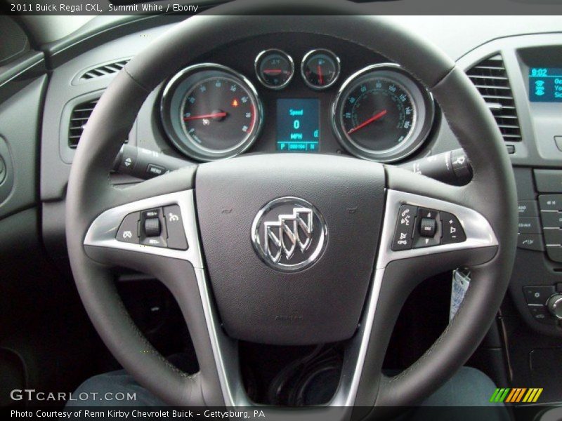 Summit White / Ebony 2011 Buick Regal CXL