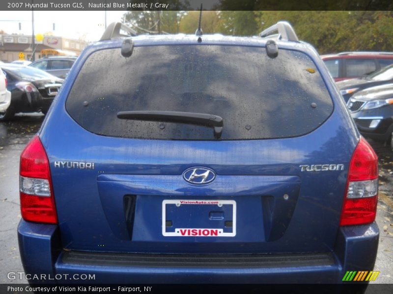 Nautical Blue Metallic / Gray 2007 Hyundai Tucson GLS