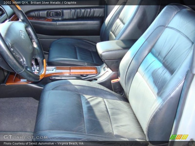 Brilliant Silver Metallic / Graphite 2002 Infiniti QX4
